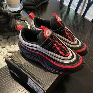 Air Max 97 Black Red Silver